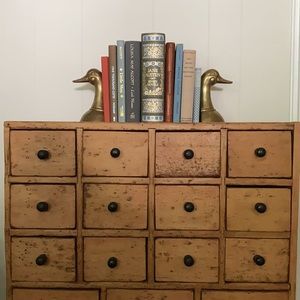 Vintage Brass Duck Bookends MCM Goose Geese Ducks